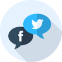 chat,social media,logo,networking,social network,message,facebook,logos,logotype,twitter ok 